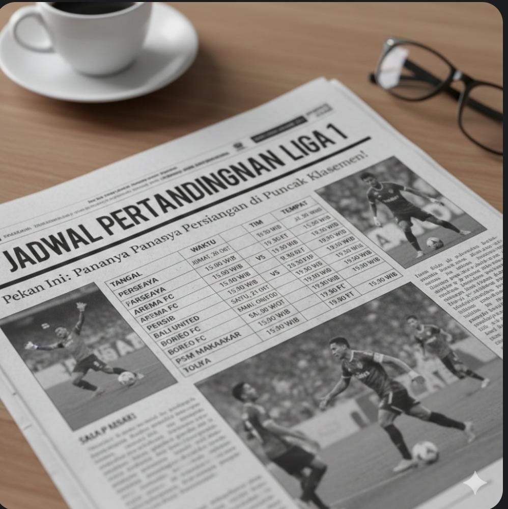 Jadwal BRI Super League 2026 pekan ke-20 live Indosiar menampilkan big match Persib vs Malut United dan Persija vs Arema FC.