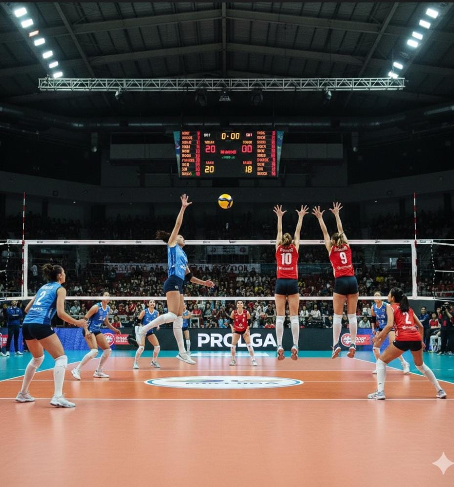 Jadwal voli Proliga 2026 6-8 Februari lengkap dengan klasemen sementara, top skor terbaru, serta hasil pertandingan dan head to head tim.
