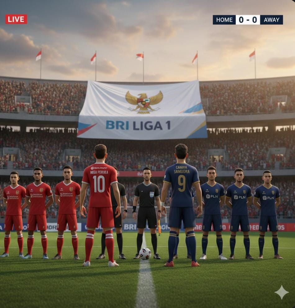 Prediksi line up Persija Jakarta vs Arema FC pekan ke-20 BR Super League 2025-2026, duel panas di GBK penentu persaingan klasemen.