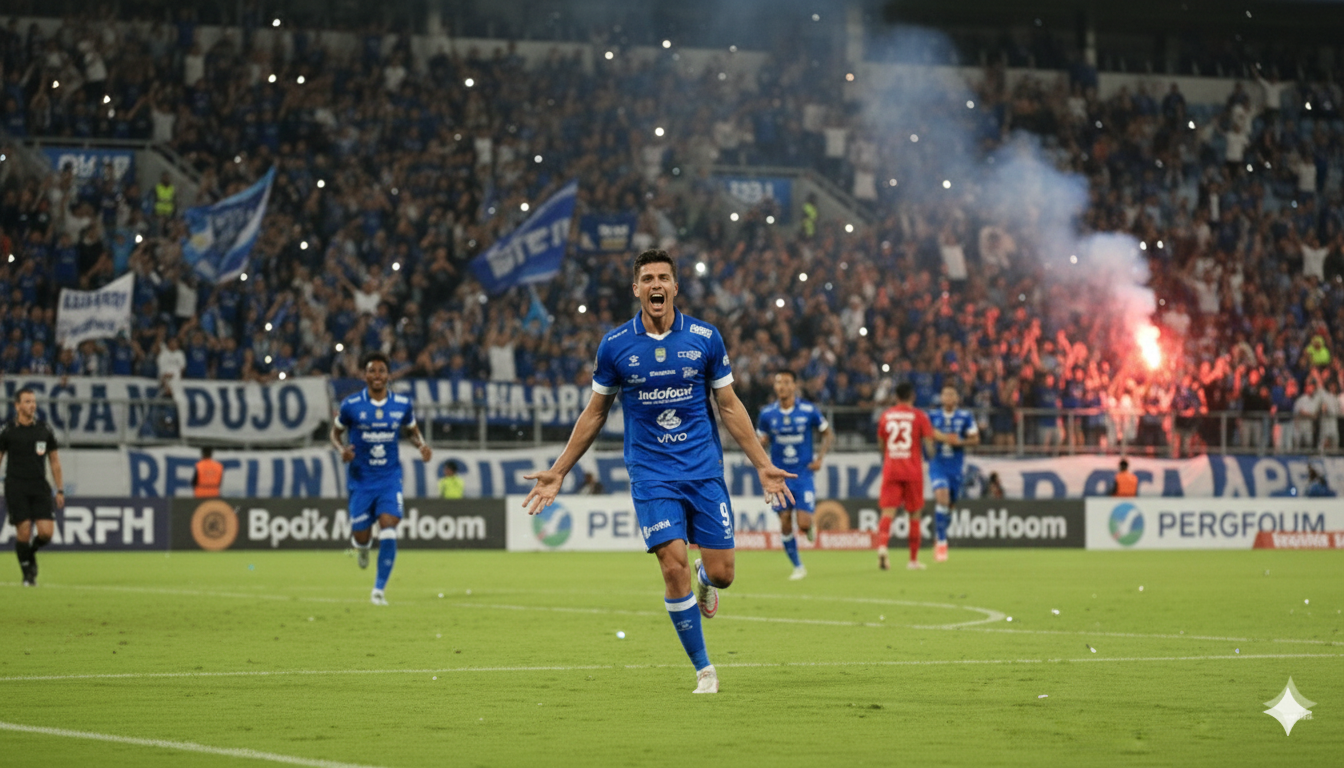 Belum debut, Sergio Castel ke Persib sudah bikin GBLA bergetar! Simak reaksi haru sang predator Spanyol saat namanya diteriakkan Bobotoh.