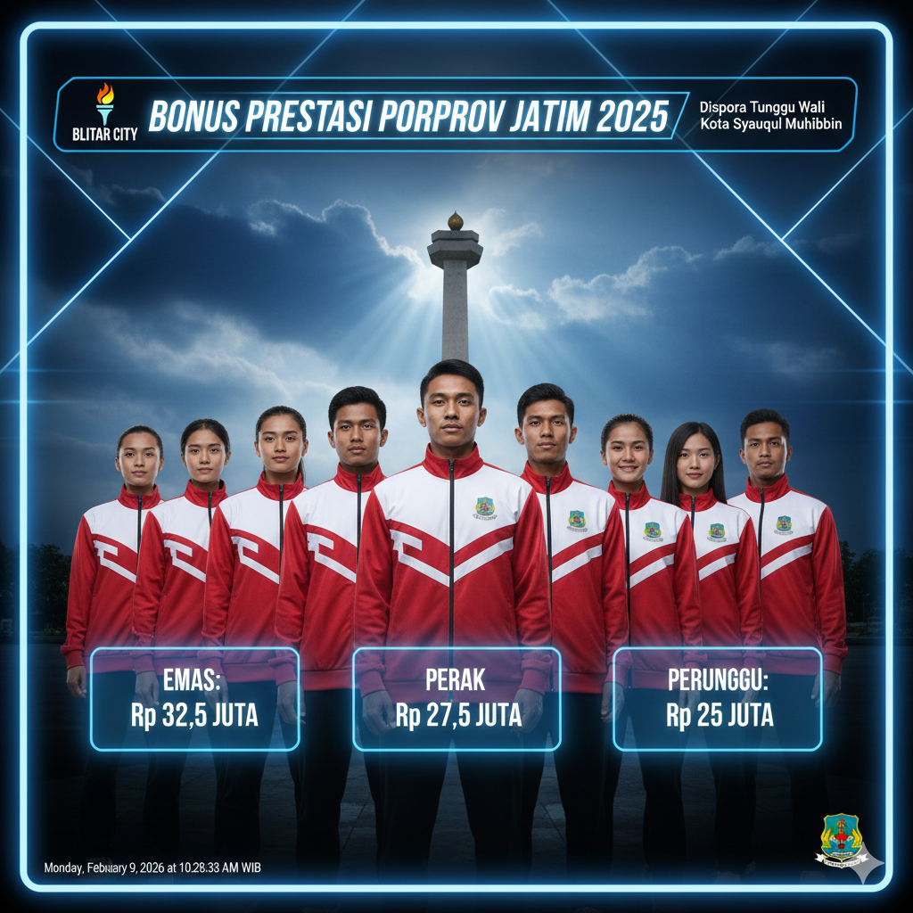 Dispora Tunggu Lampu Hijau Wali Kota Terkait Bonus Prestasi Atlet di Porprov Jatim 2025