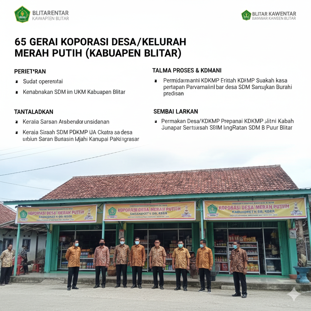 65 Gerai KDKMP Sudah Beroperasi 162 Titik Masih Tahap Pembangunan