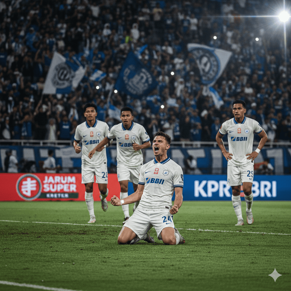 Persib vs Malut United berakhir 2-0! Tom Haye cetak gol spektakuler &amp; sihir Berginho kunci kemenangan Maung Bandung atas Laskar Kie Raha