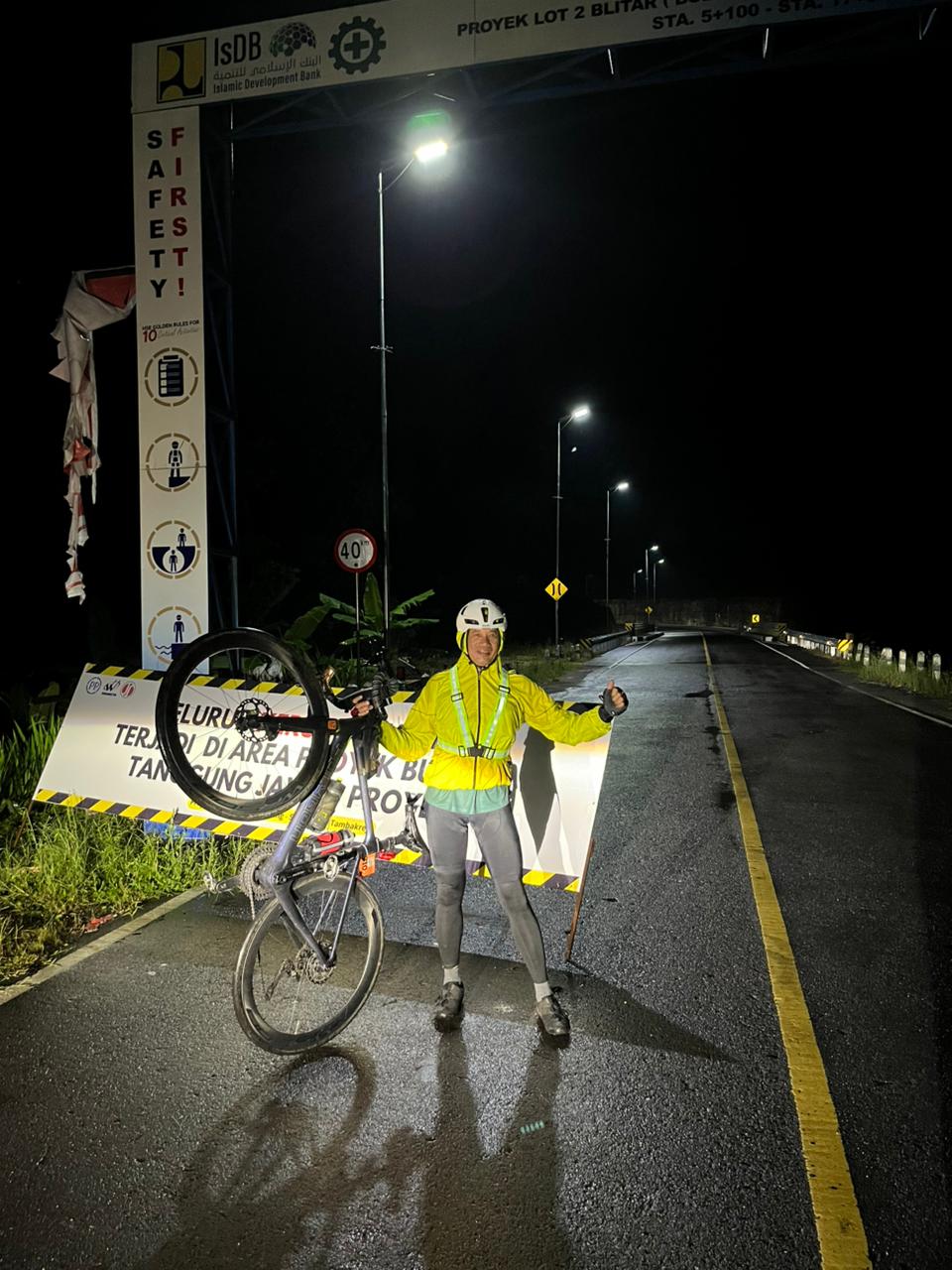Ambisi Priyo Suhartono Ikuti Lomba Balap Sepeda 600 Km Taklukkan Tanjakan Pacet hingga Kasembon, Terhenti di JLS Tambakrejo karena Kabar Duka