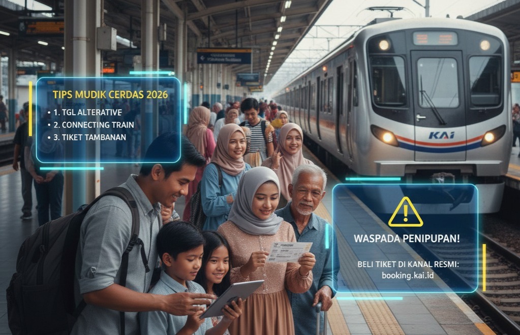 Waspada Penipuan Tiket KA Lebaran