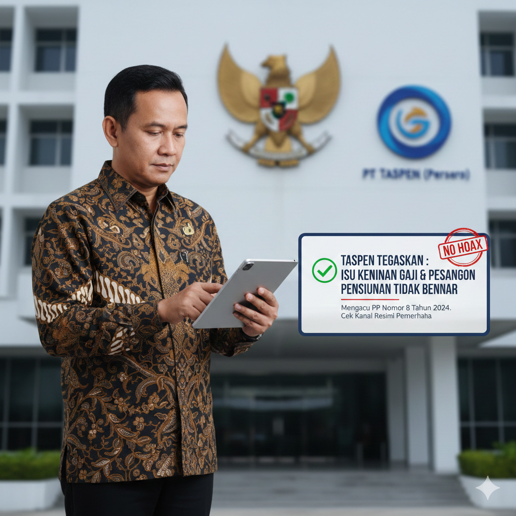 Ramai PP 11 Tahun 2025 Disebut Naikkan Gaji ASN 8 Persen dan Pensiunan 12 Persen, Ini Klarifikasi Resmi Taspen
