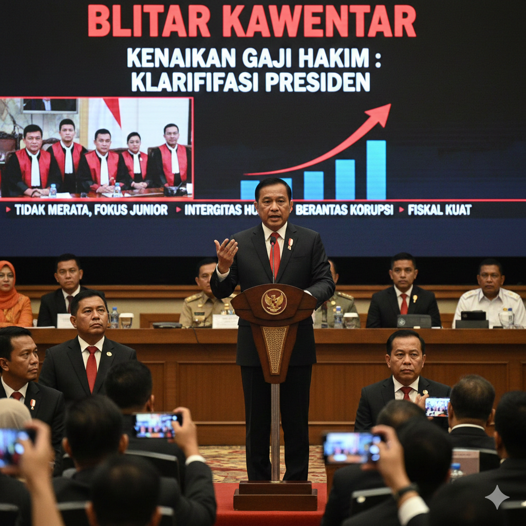 Gaji Hakim Naik hingga 280 Persen, Ini Penjelasan Lengkap Presiden Prabowo yang Jadi Sorotan Publik