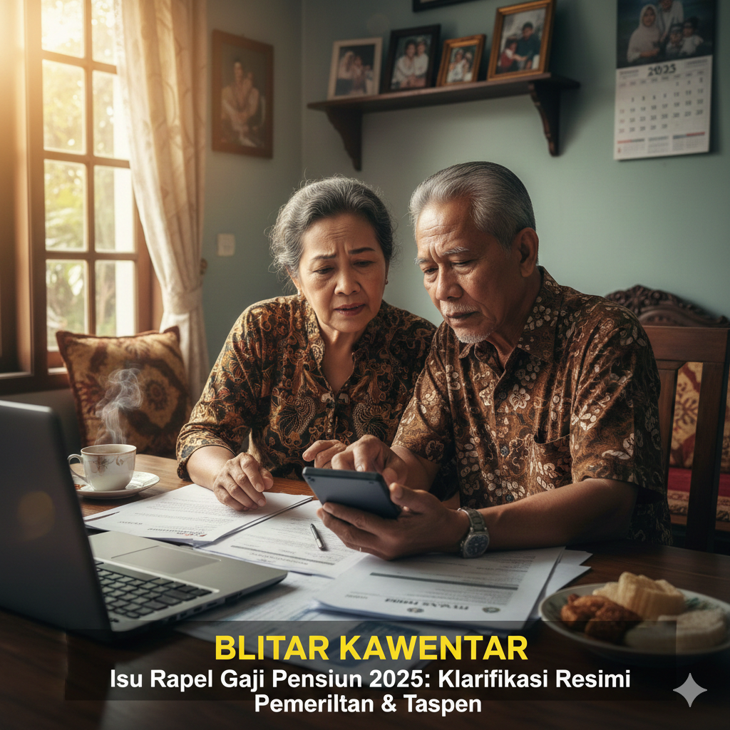 Heboh Rapel Gaji Pensiun 2025 Disebut Sudah Cair, Ini Penjelasan Resmi Taspen soal Mekanisme Bertahap dan Nominal Berbeda