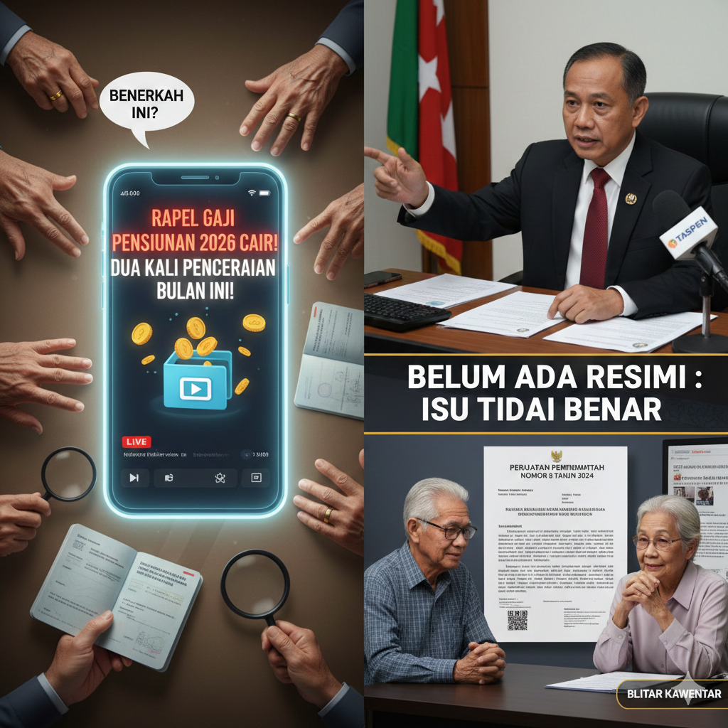 Isu Rapel Gaji Pensiunan 2026 Viral, Taspen Tegaskan Belum Ada Kenaikan dan Pencairan Nasional
