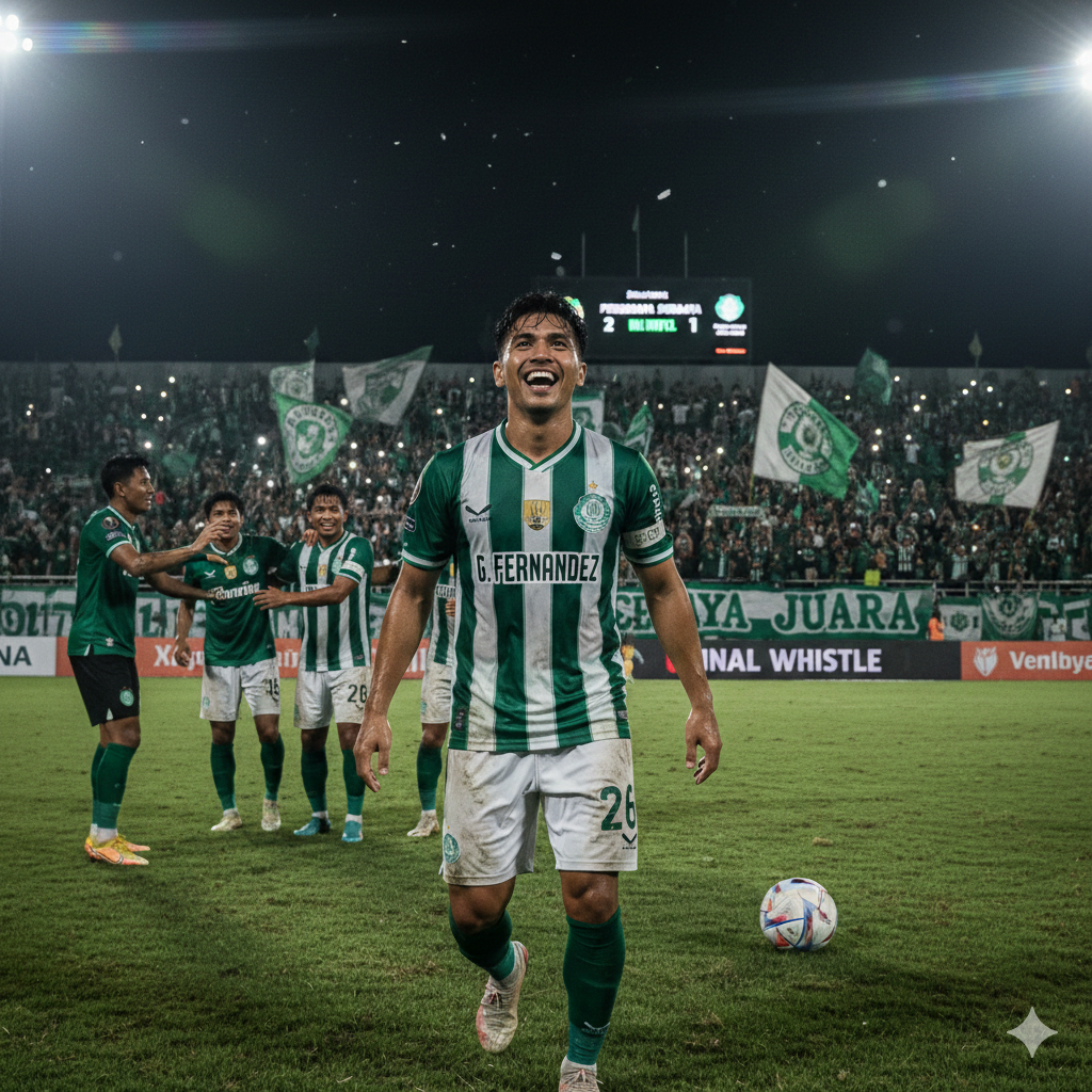 Luapan Bahagia Gustavo Fernandez! Debut Bersama Persebaya Langsung Bungkam Bali United dan Antar Bajul Ijo Raih Tiga Poin