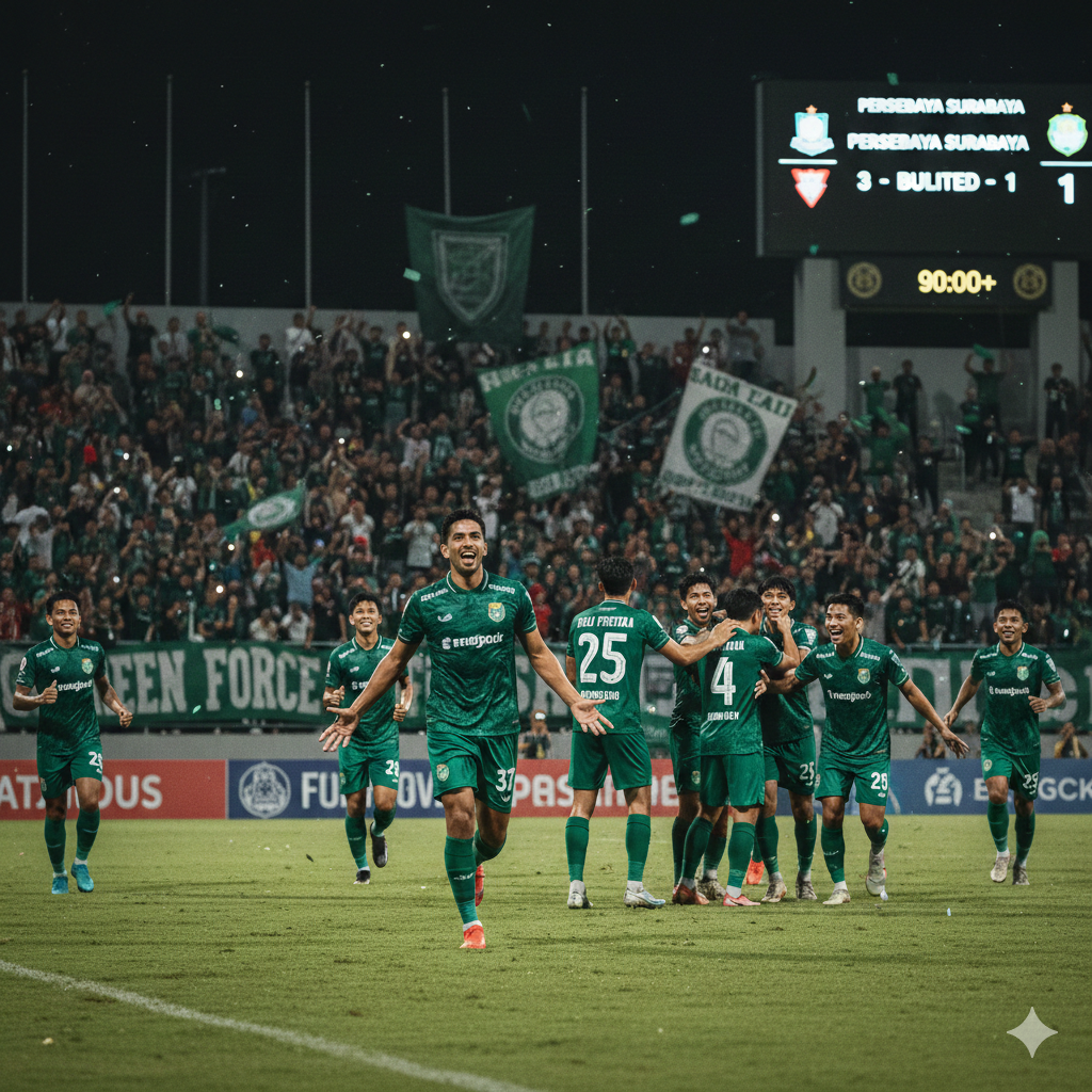 Persebaya Surabaya vs Bali United: Gali Freitas Kirim Pesan ke Bonek, Gustavo Fernandez Debut Manis, Green Force Makin Dekat Empat Besar