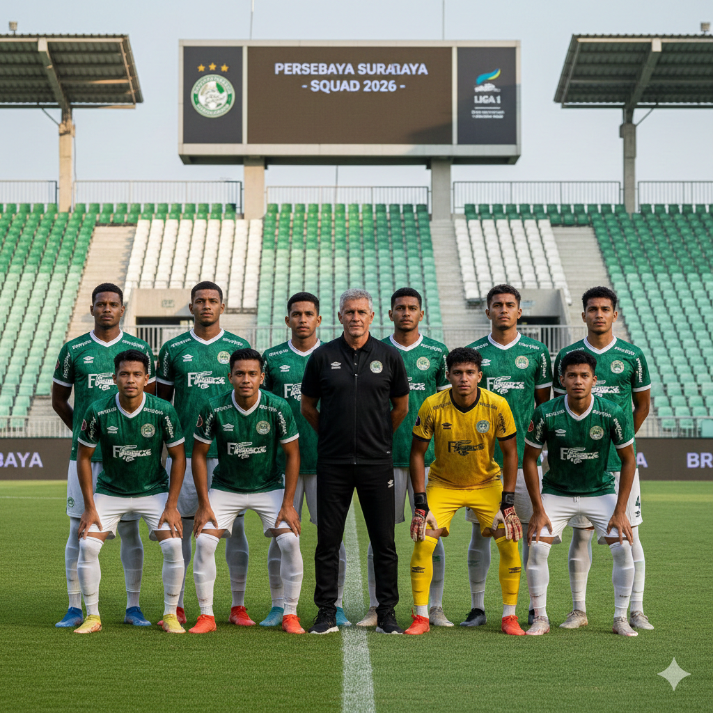 Lengkap! Daftar Skuad Persebaya Surabaya Putaran Kedua Liga 1 2025/2026, Era Pelatih Portugal Dimulai