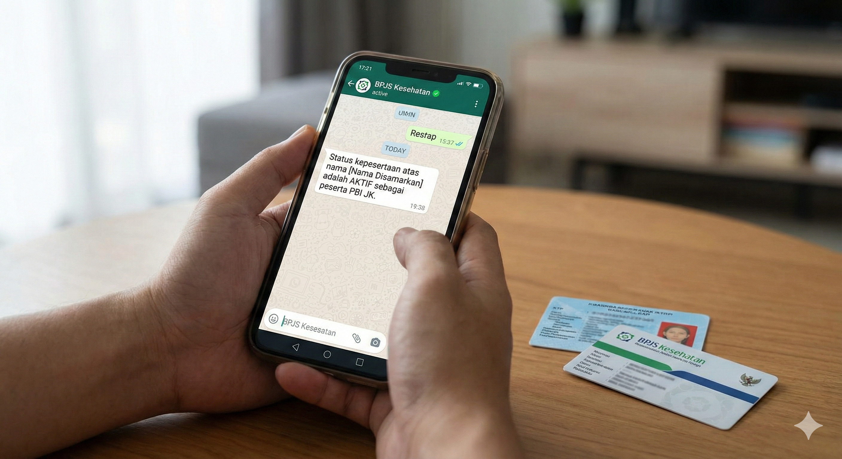 Bingung kartu aktif atau tidak? Simak cara cek status BPJS Kesehatan dan KIS PBI terbaru lewat WhatsApp. Cepat, mudah, dan tanpa antre di ka