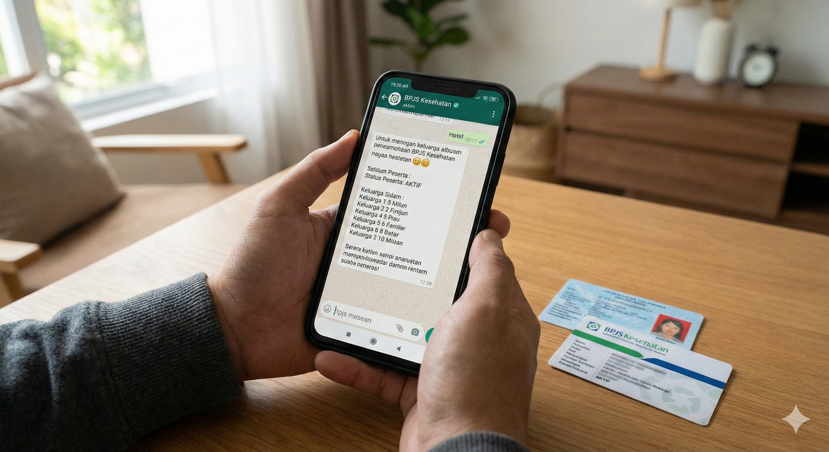 Bingung kartu aktif atau mati? Simak cara cek BPJS Kesehatan aktif praktis lewat WhatsApp tanpa download aplikasi.