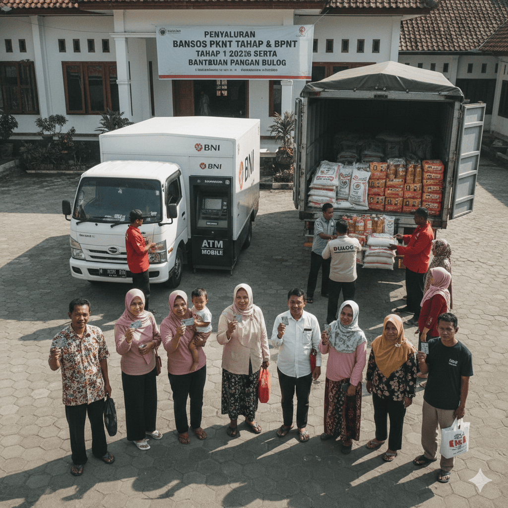 Update saldo PKH dan BPNT Tahap 1 2026 hari ini cair di BNI, BRI, BSI! Ada juga tambahan beras &amp; minyak goreng Bulog. Cek KKS Anda sekarang!