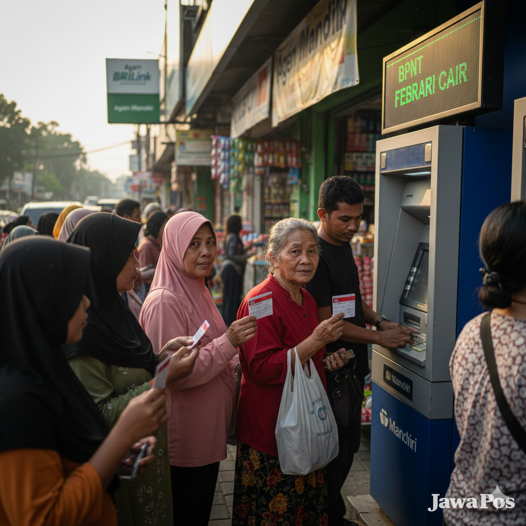 BPNT Februari 2026 cair Rp600 ribu lewat Bank Mandiri hari ini! Cek 50 wilayah yang sudah cair dan cara cek saldo KKS lama/baru di sini.
