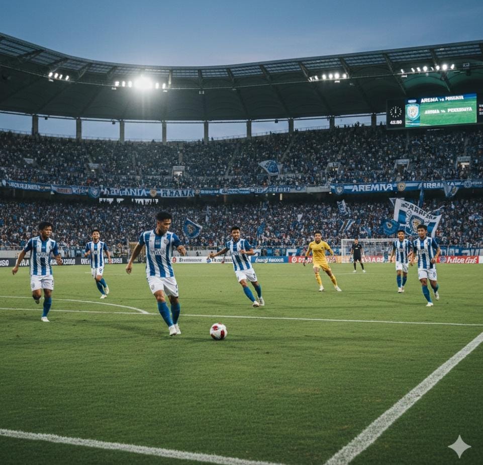 Rahasia Arema FC bungkam Persija Jakarta 2-0 di Super League 2025/2026 terungkap lewat taktik Marcos Santos dan debut Walison Maya.