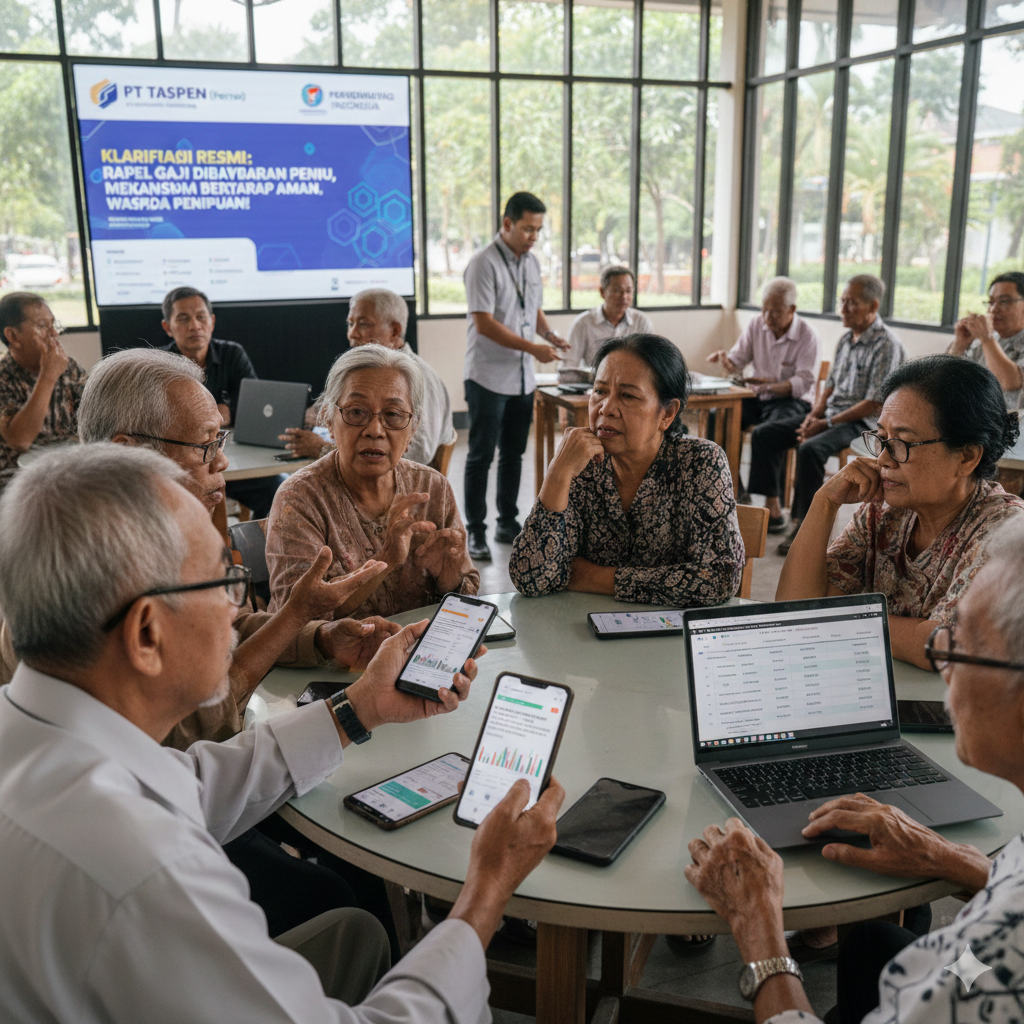 Ramai Kabar Rapel Gaji Pensiun 2025 dan Kenaikan Gaji 2026, Ini Penjelasan Resmi Taspen dan Kemenkeu