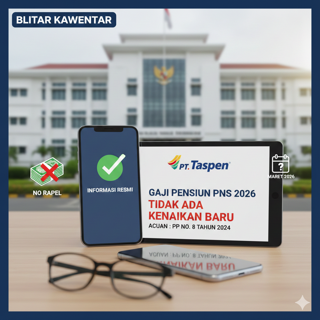 Isu Rapel dan Kenaikan Gaji Pensiun PNS 2026 Ramai, Fakta Terbaru Taspen Ungkap Nominal Asli Maret Ini