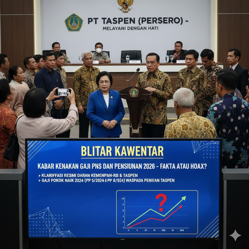 Kenaikan Gaji PNS dan Pensiunan 2026 Ramai Dibahas, Ini Penjelasan Resmi MenPAN-RB, Kemenkeu, dan Taspen