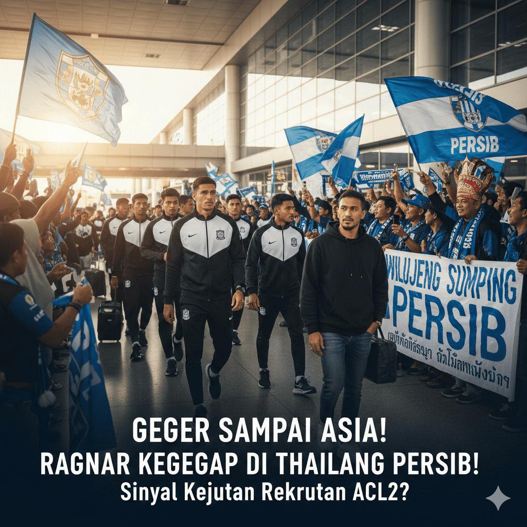 Geger! Ragnar Oratmangoen kepergok di Thailand saat Persib Bandung persiapan lawan Ratchaburi FC. Sinyal rekrutan baru Maung Bandung? Cek di sini!