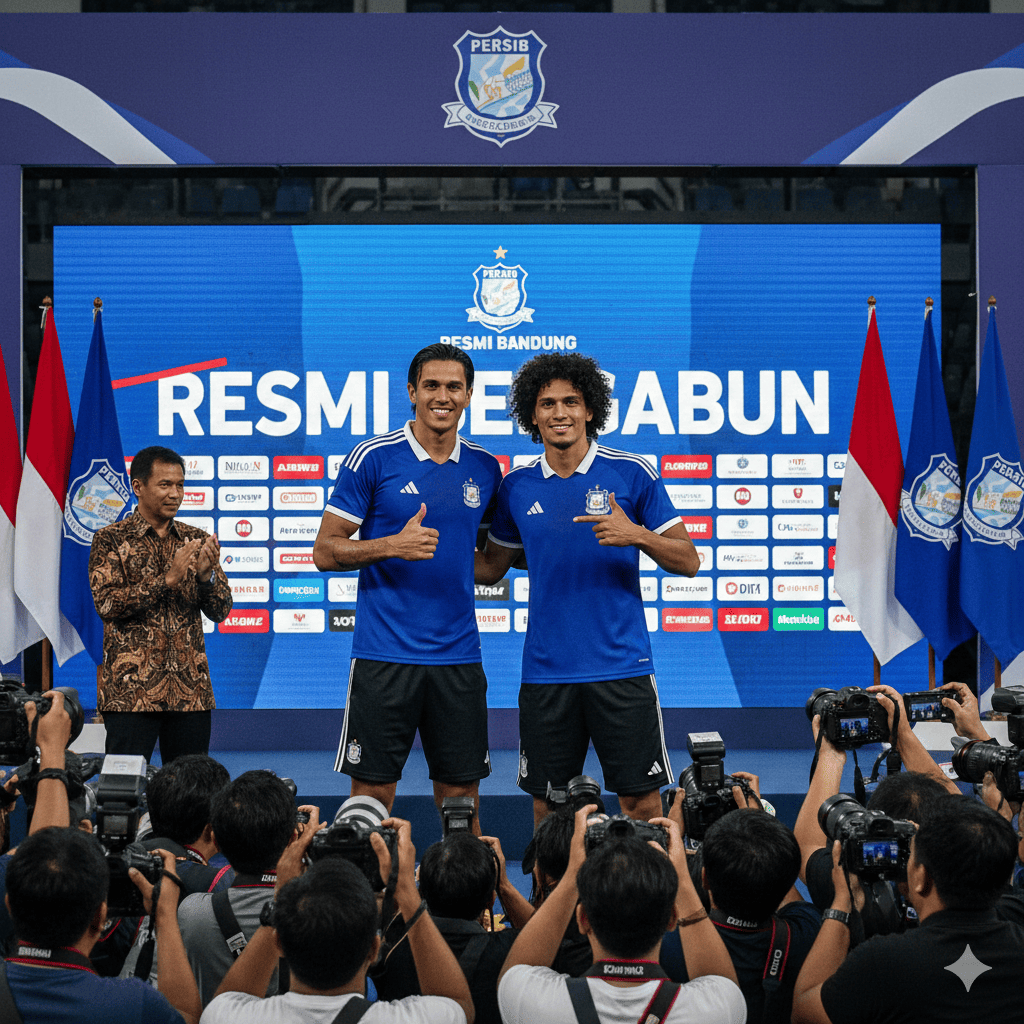 Persib Bandung bikin kejutan! Dua pemain keturunan asing resmi bergabung perkuat skuad Maung Bandung. Simak profil dan dampaknya bagi Liga 1.