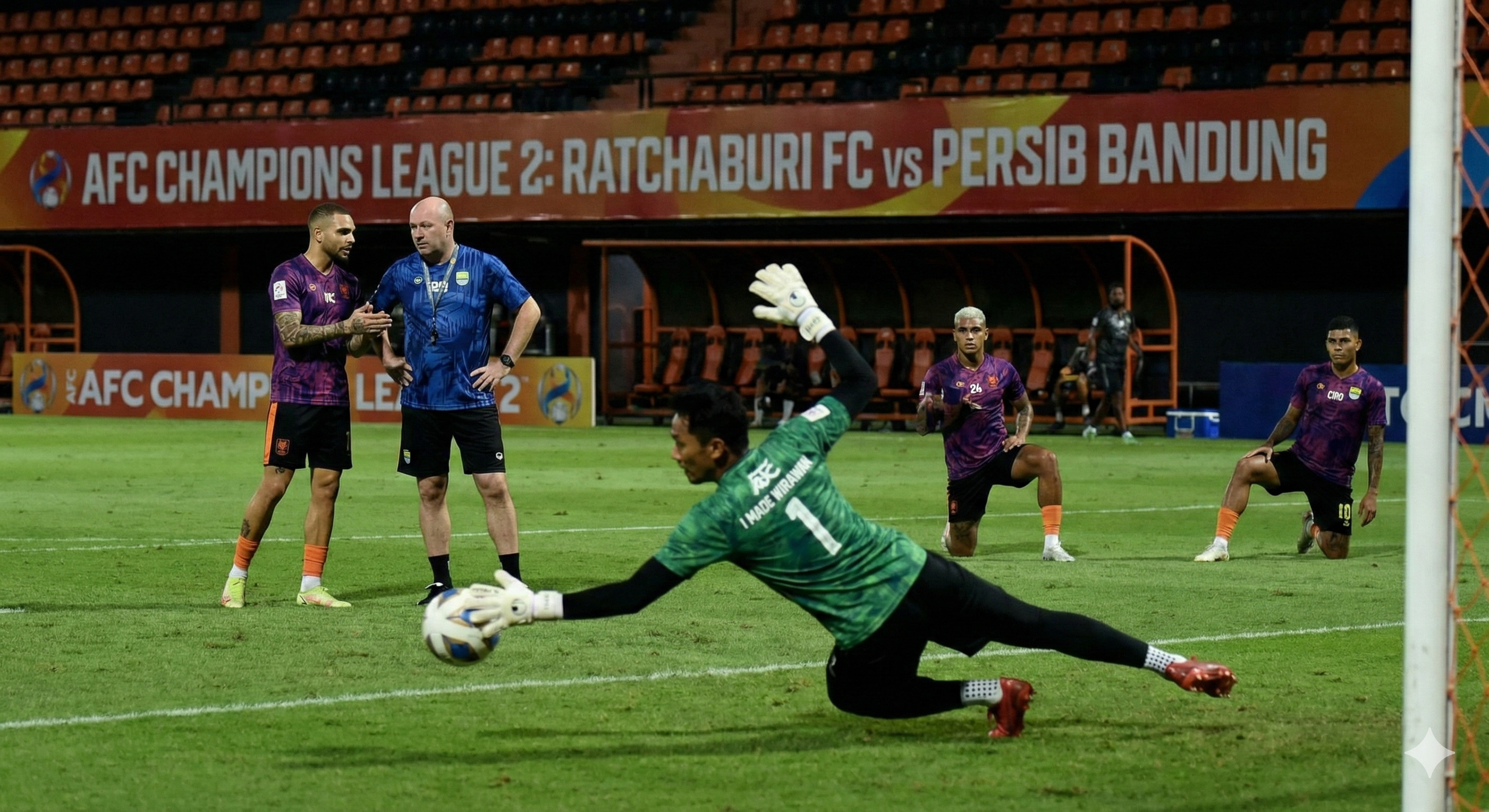Jelang laga Persib vs Ratchaburi FC di 16 Besar ACL 2, Made Wirawan kembali aktif jadi kiper! Simak daftar 22 A dan peluang debut Layvi