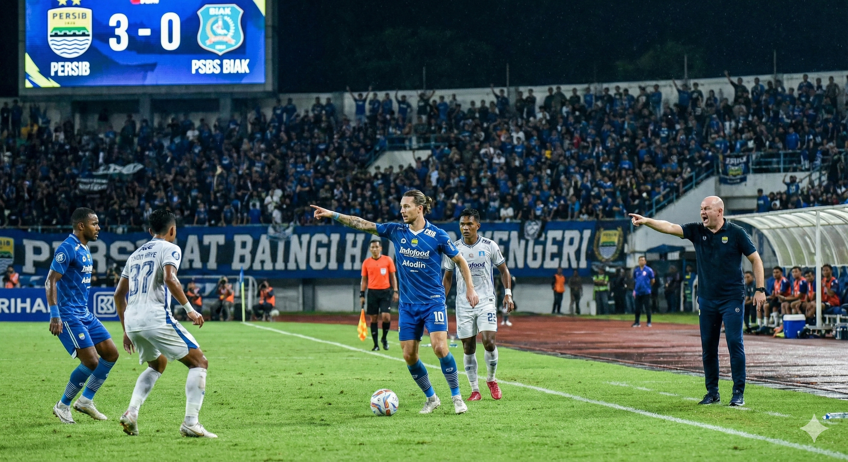 Bedah taktik Persib Bandung usai bantai PSBS Biak. Thom Haye menggila sebagai jenderal lapangan, Bojan Hodak pamer strategi cair 4-2-3-1 