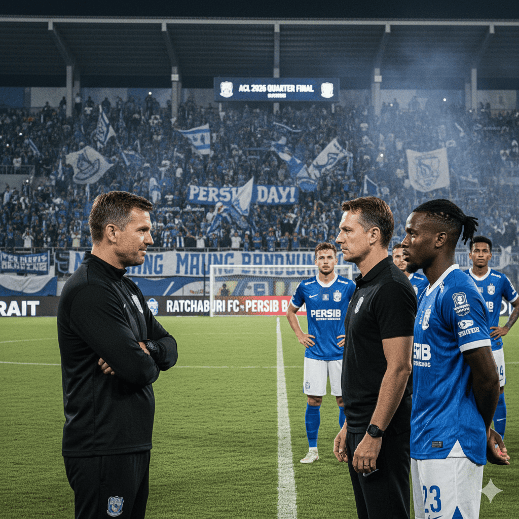 Pelatih Ratchaburi FC remehkan Persib Bandung jelang ACL 2026! Layvin Kurzawa &amp; Boyan Hodak beri balasan pedas atas hinaan tim medioker.