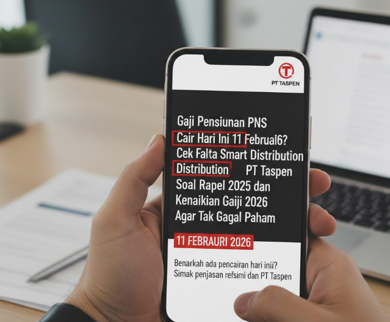 Isu rapel cair pada pencairan pensiunan hari ini bikin heboh! Cek fakta Smart Distribution PT Taspen dan jadwal kenaikan gaji 2026 di sini.
