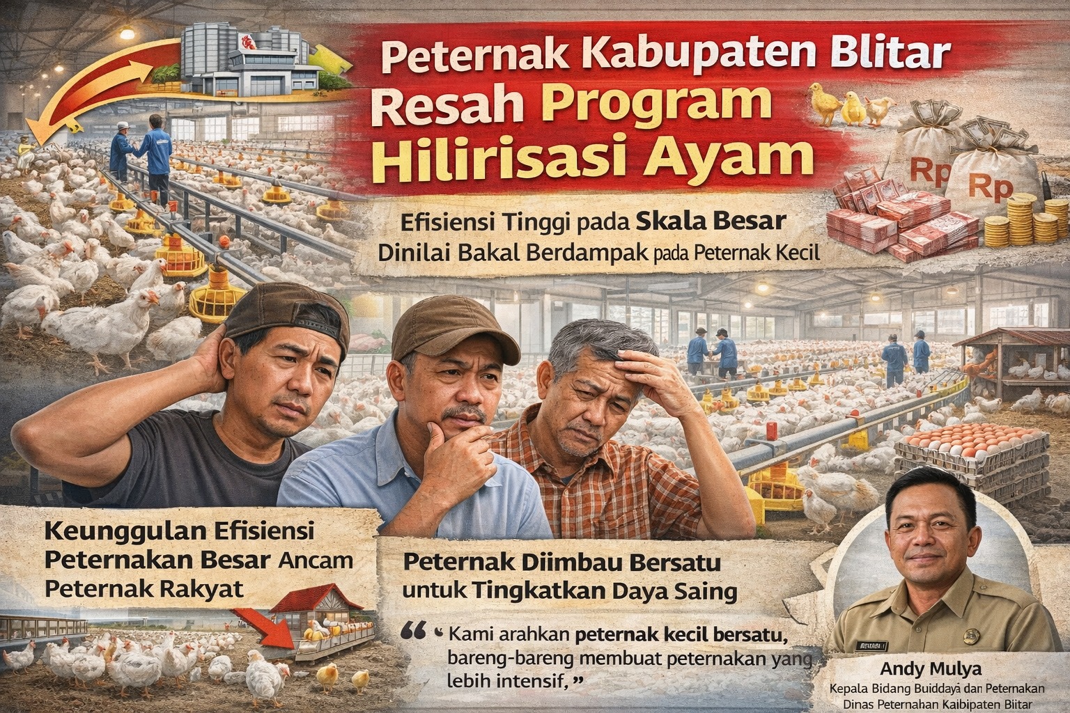 Program Hilirisasi Ayam Picu Kekhawatiran Peternak Kecil Berpotensi Terdampak  Diminta Tingkatkan Efisiensi dan Daya Saing