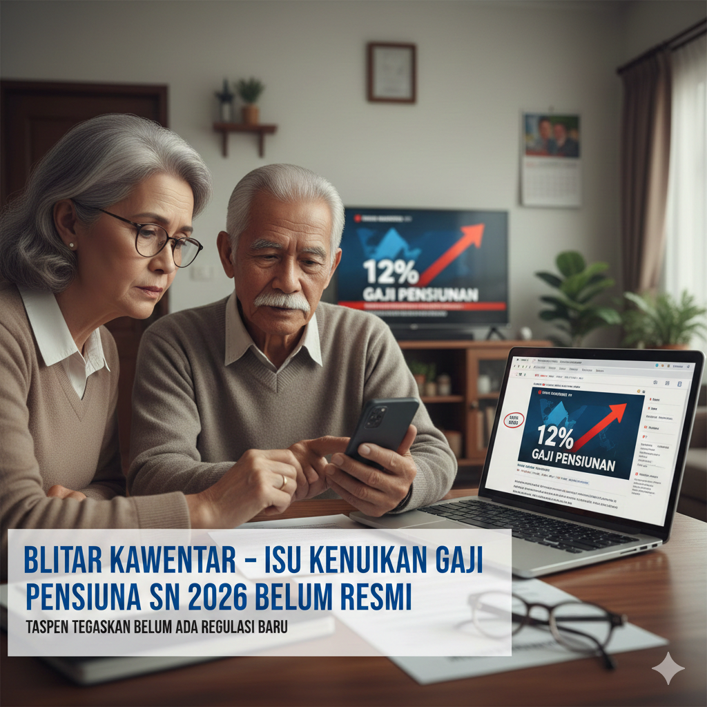 Viral Kenaikan Gaji Pensiunan ASN 2026 Naik 12 Persen dan Rapel Cair Juli? Ini Klarifikasi Resmi Taspen soal Gaji Pensiunan dan Pencairan Maret 2026
