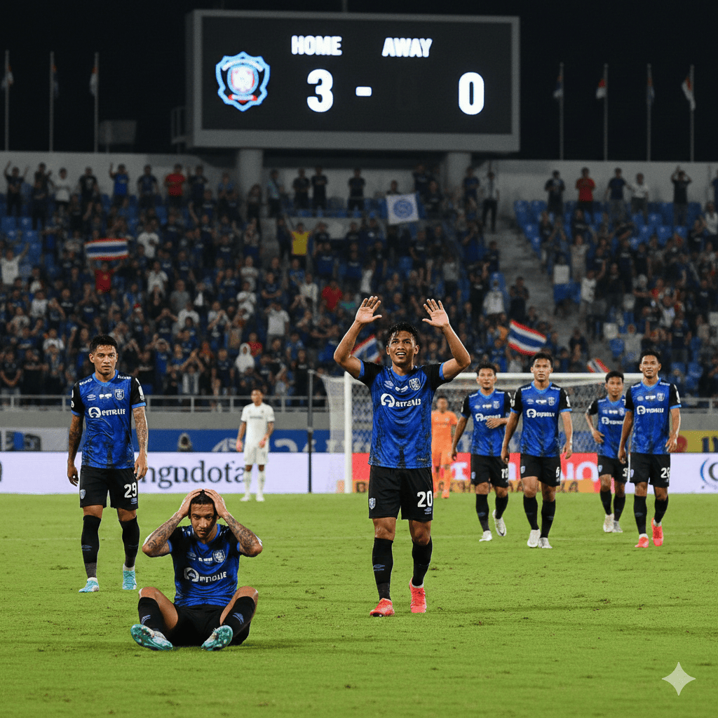 Persib Bandung kalah telak 3-0 dari Ratchaburi FC di leg 1 AFC Champions League 2. Simak ulasan pertandingan dan peluang Maung Bandung di sini!