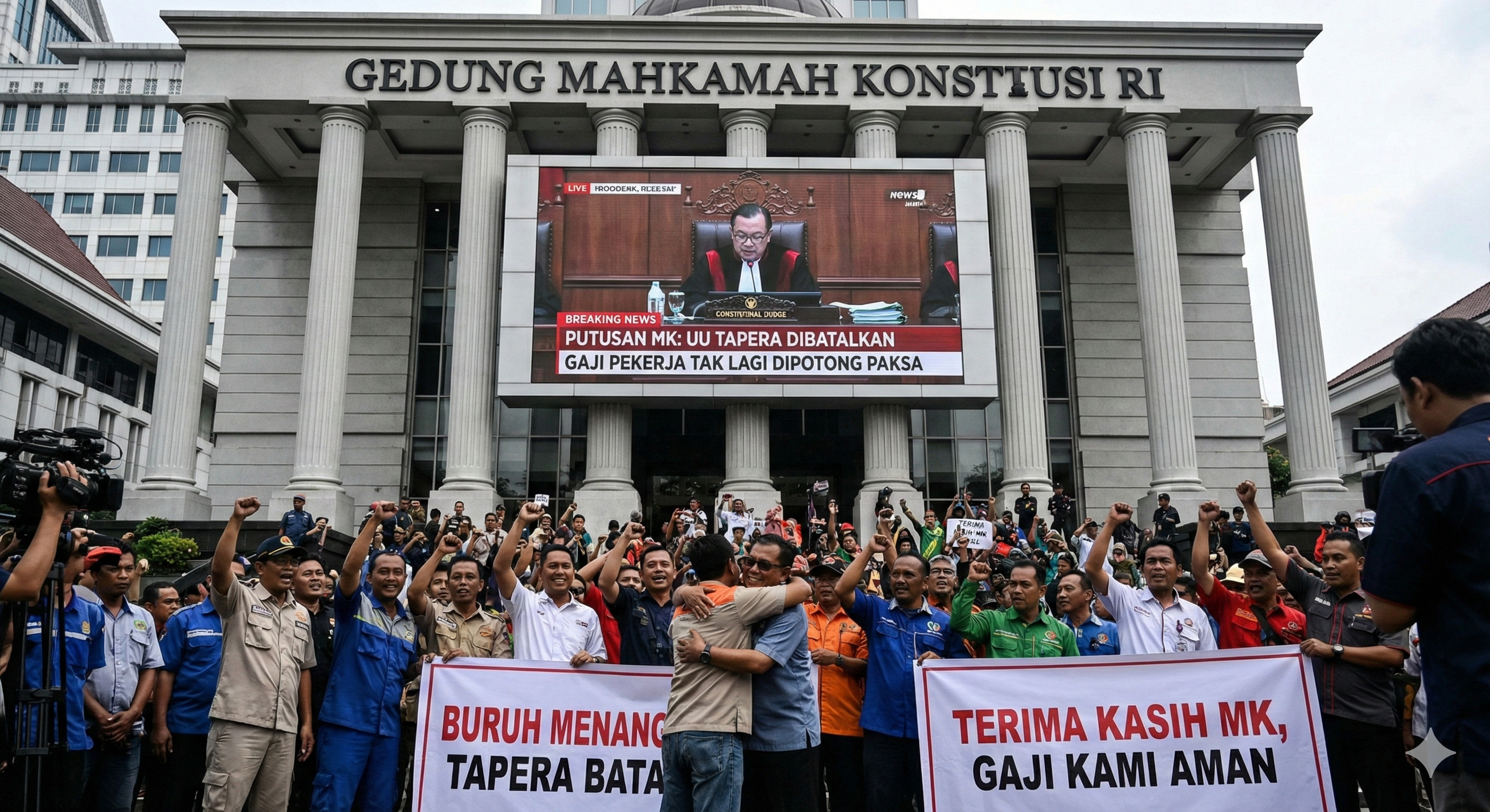 Angin segar bagi pekerja! MK batalkan UU Tapera karena dinilai membebani gaji rakyat. Simak alasan hakim MK dan nasib dana yang sudah.
