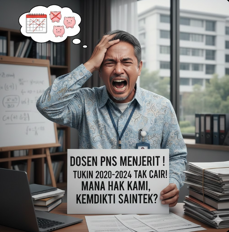 Dosen PNS Menjerit! Tunjangan Kinerja Tukin Dosen.