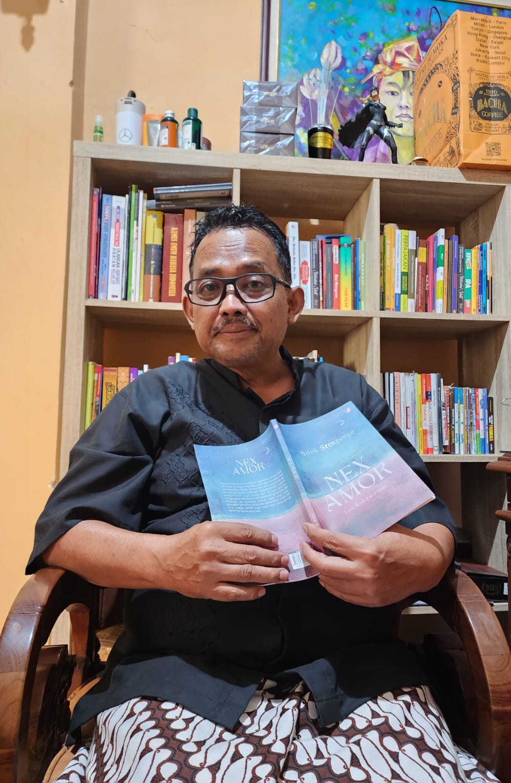 BERJASA: Penulis naskah pertama Drama Kolosal Perjuangan Tentara PETA di Blitar, Bagus Putuparto.