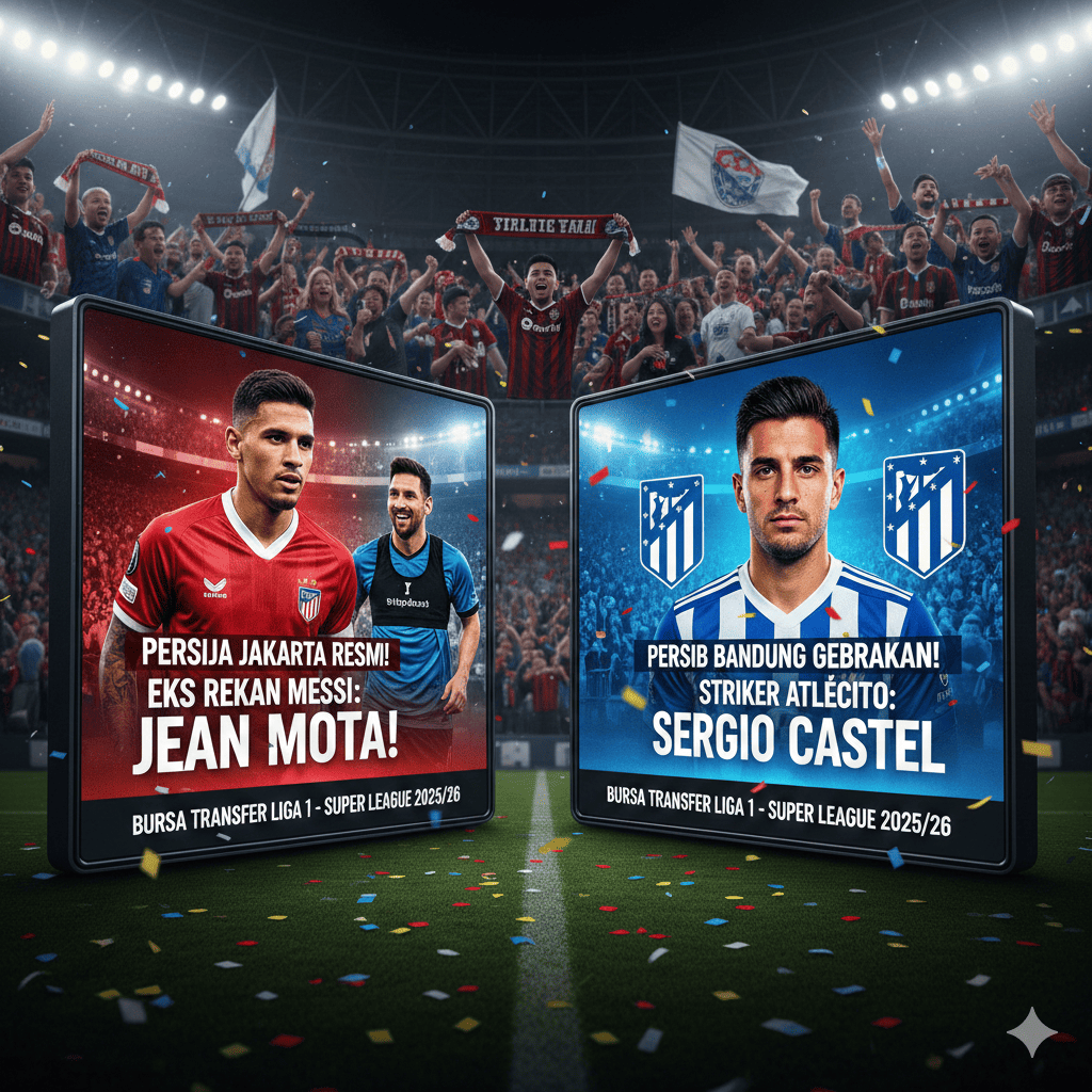 Persija Jakarta rekrut eks rekan Messi dan Persib Bandung resmi boyong striker Atletico Madrid di bursa transfer terbaru Super League. Cek!