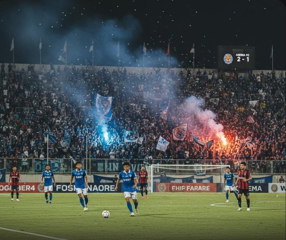 Arema FC kalahkan Persija Jakarta di GBK meski hanya kuasai bola 18 persen. Marcos Santos bongkar strategi bertahan efektif Singo Edan.