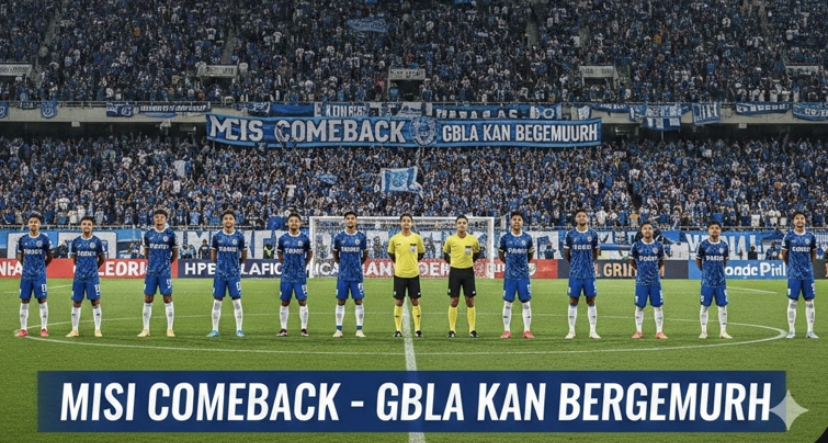Persib Bandung comeback AFC Champions League 2 jadi harapan. Fakta 22 tahun AFC, kondisi pemain, dan peran GBLA jadi penentu.