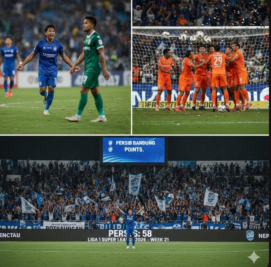 Hasil Liga 1 Super League 2026 pekan ke-21, Bhayangkara kalahkan Persebaya, Malut United pesta gol, Persib Bandung tetap pimpin klasemen.