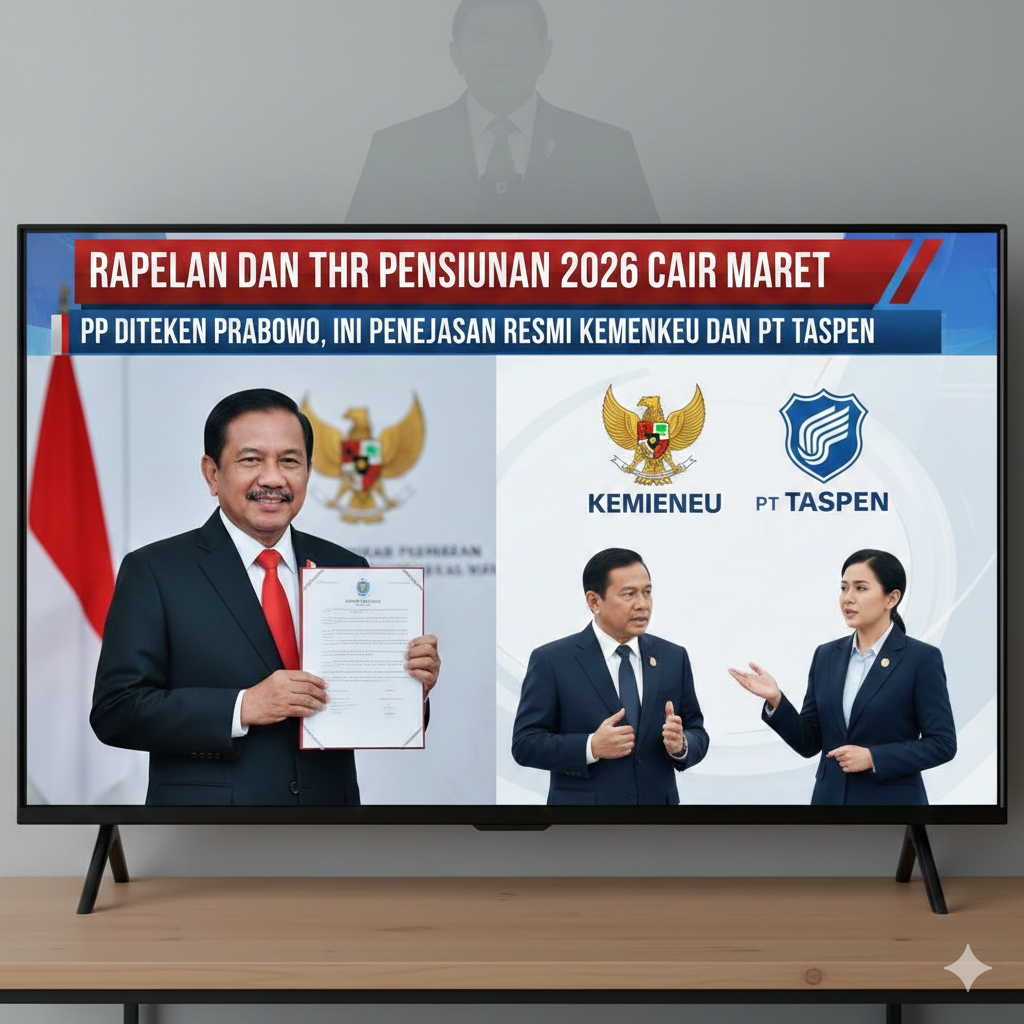Rapelan dan THR Pensiunan 2026.