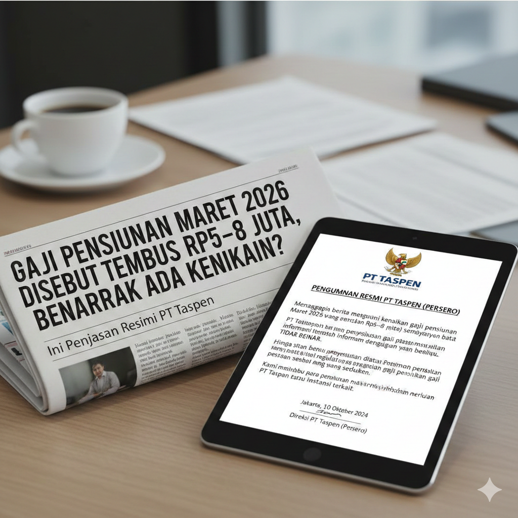 Gaji Pensiunan Maret 2026.
