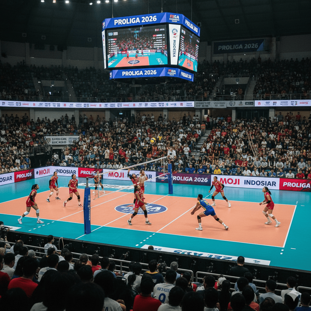 Update klasemen Proliga 2026 hari ini sektor putra &amp; putri. Simak hasil pertandingan, top skor, dan jadwal live disini!