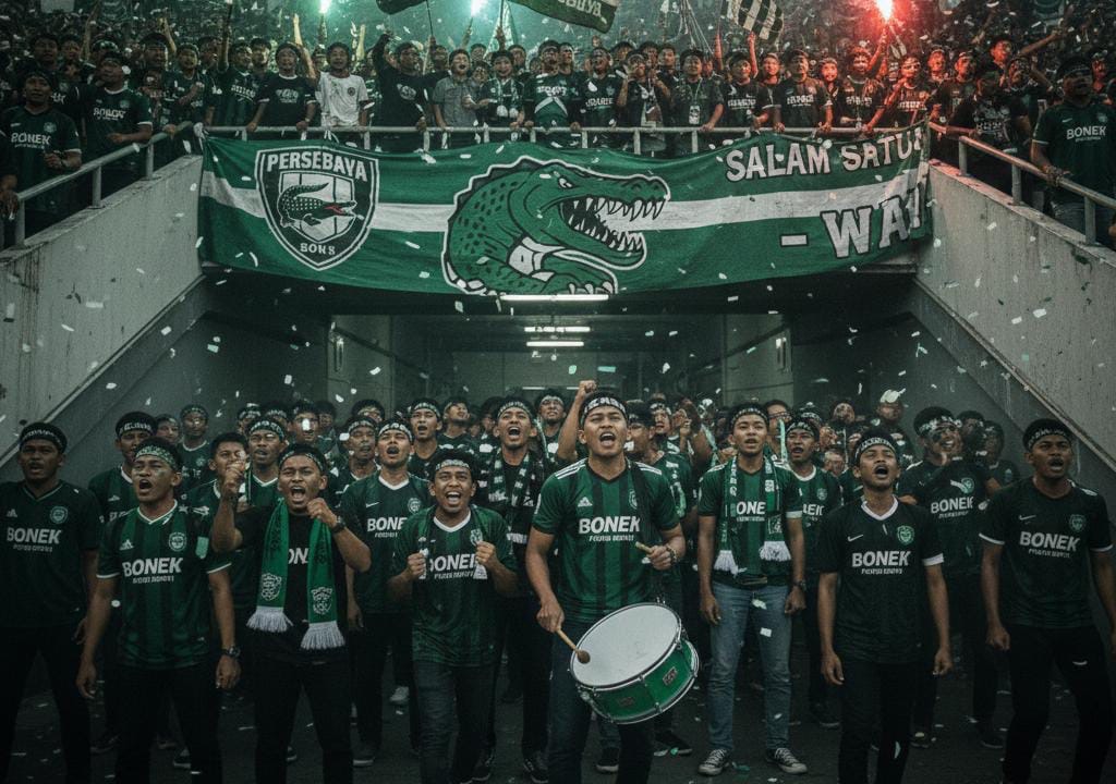 Sejarah Bonek Persebaya: Asal-Usul Julukan Bondo Nekat hingga Jadi Suporter Militan Paling Ikonik di Indonesia