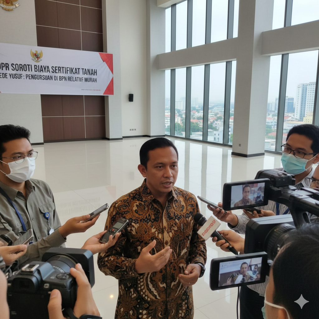 DPR Soroti Biaya Sertifikat Tanah, Dede Yusuf Sebut Pengurusan di BPN Relatif Murah