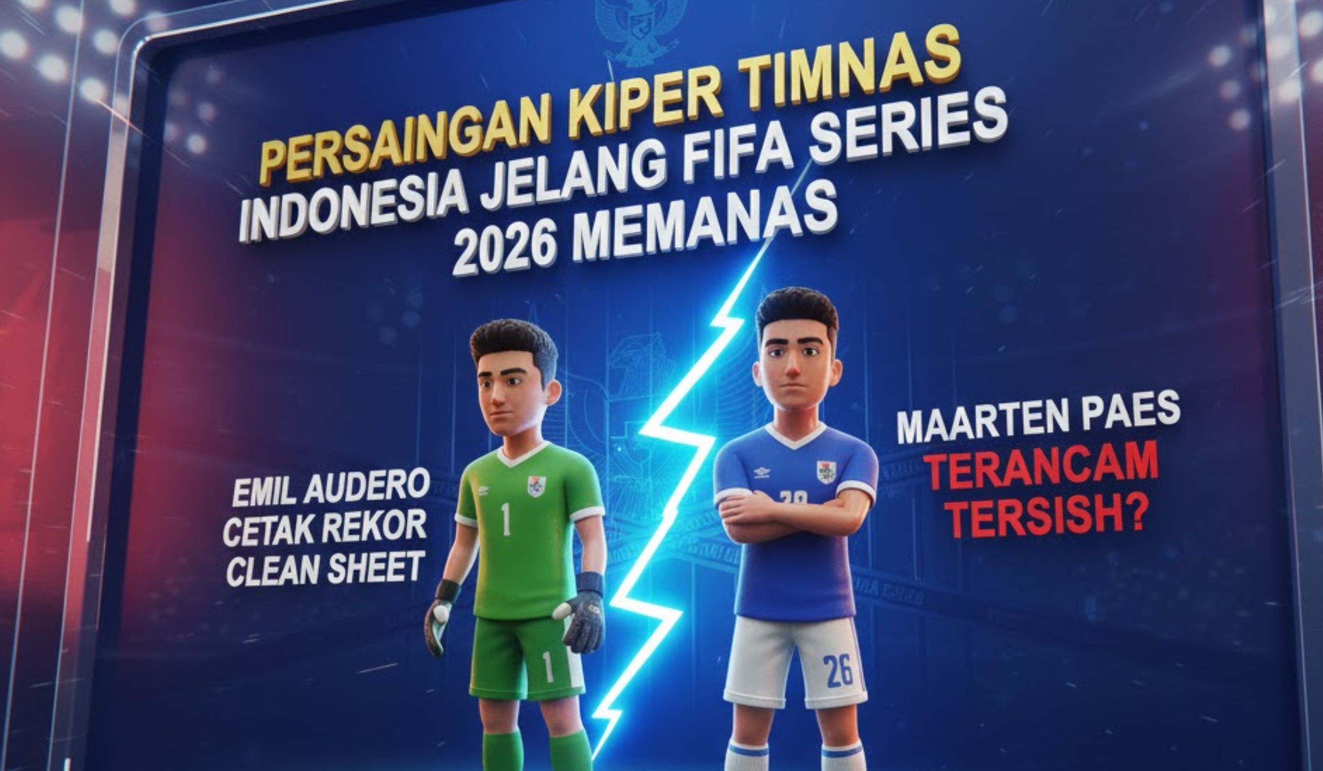 Persaingan kiper Timnas Indonesia jelang FIFA Series 2026 memanas. Emil Audero cetak clean sheet, Paes terancam.