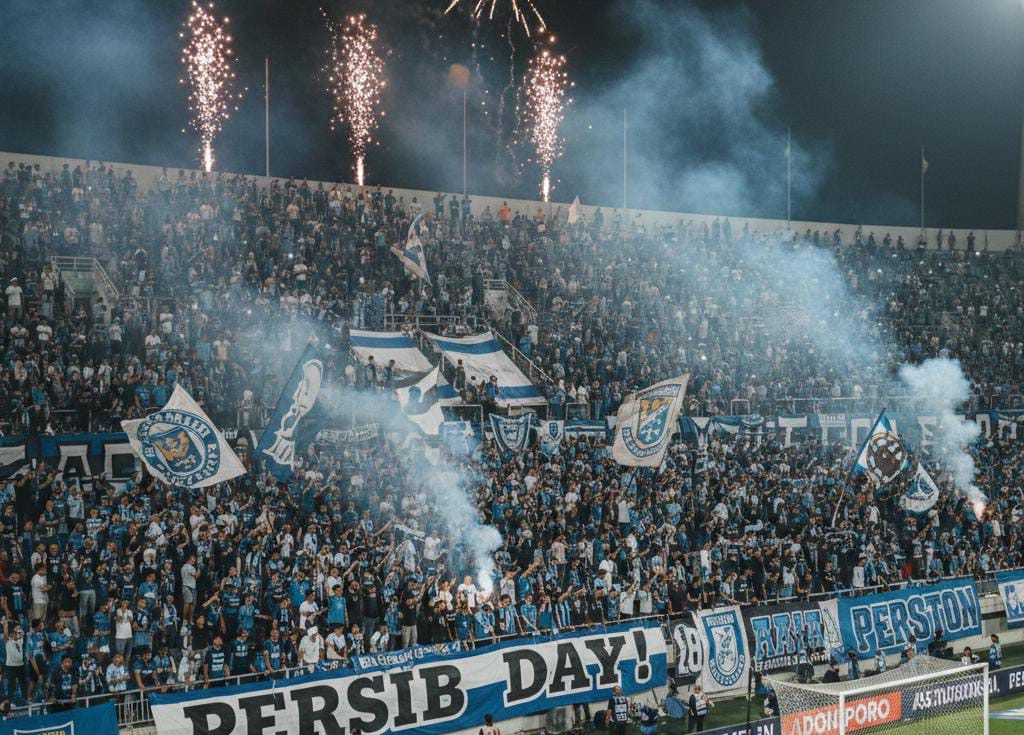 Indonesian Classico Persib vs Persija: Dari Tribun Siliwangi, Viking, hingga Koreografi Bobotoh yang Mendunia