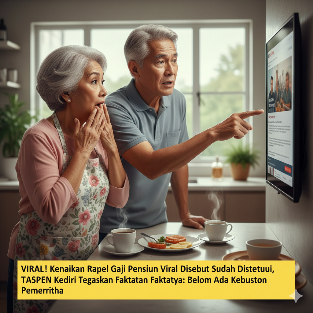 Kenaikan Rapel Gaji Pensiun Viral Disebut Sudah Disetujui, TASPEN Kediri Tegaskan Faktanya: Belum Ada Keputusan Pemerintah
