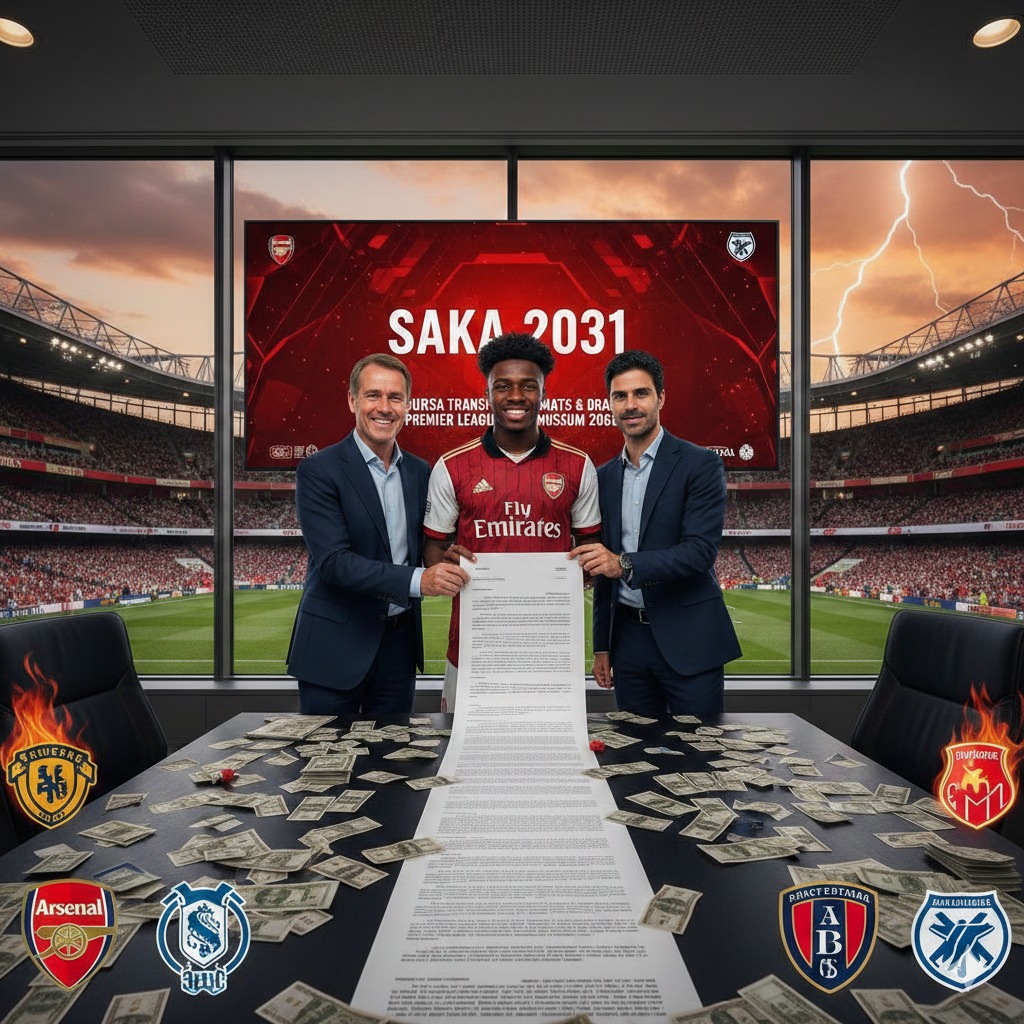 Bukayo Saka Teken Kontrak Baru Arsenal hingga 2031, Bursa Transfer Panas & Drama Premier League Musim 2026