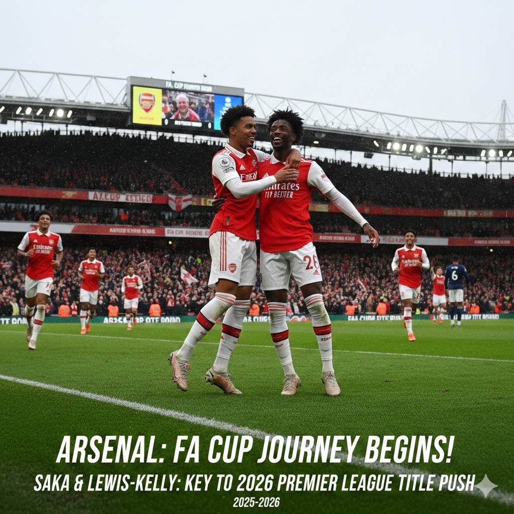 Arsenal Siap Hadapi Mansfield di FA Cup, Bukayo Saka dan Miles Les Kelly Jadi Kunci Jalur Ringan Menuju Gelar Liga Inggris 2025-2026